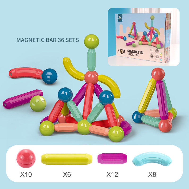 Baby Toys Magnetic Stick Building Blocks Game Magnets Children Set Kids Magnets