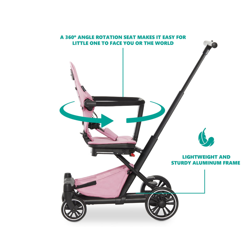 Drift Rider Stroller in Pink