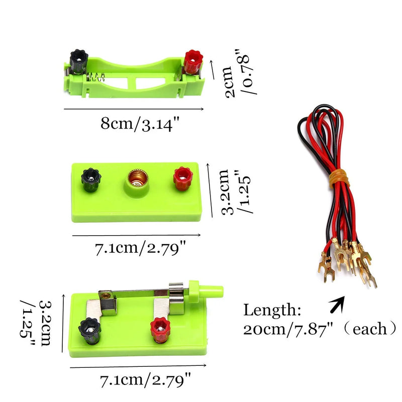 DIY Basic Circuit Electricity Learning Kit Physics Educational Toys For Children STEM Experiment Teaching Hands-on Ability Toy