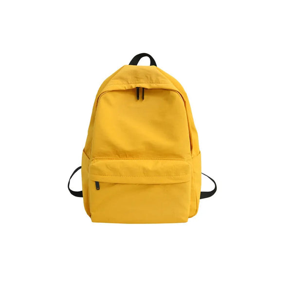 RanHuang New 2024 Women's Casual Nylon Backpack Preppy Style School Bags For Teenagers Yellow Travel Bags mochila feminina