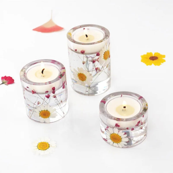 Candle Resin Crystal Epoxy  Mold DIY Large Medium and Small Aromatherapy Candle Tray  mirror Mold Home Decoration Storage