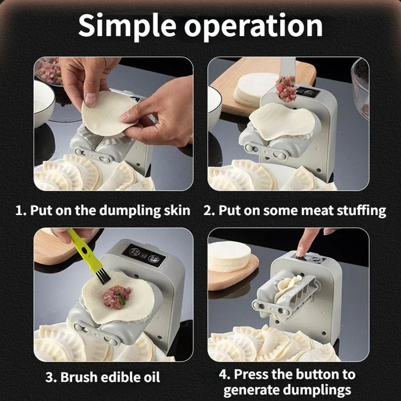 Automatic Electric Dumpling Maker and Kitchen Accessory Set