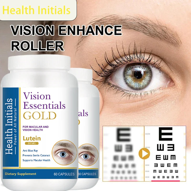 High Potency Lutein Capsules - Relieve Eye Fatigue, Dry Eye and Vision Health, Eye Health Supplements