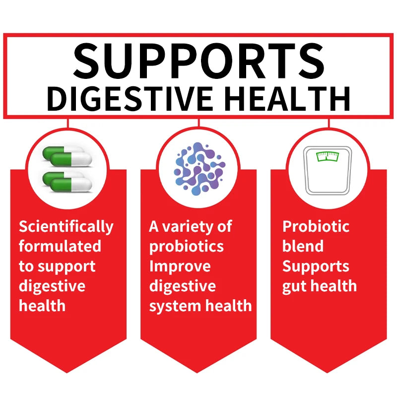 Probiotic Supplement with 30 Billion Colony Forming Units (CFU) and Green Tea Extract for Gut Health, Bloating and Gas Relief