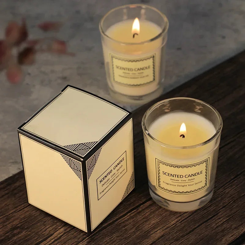 Candle Fragrance Atmosphere Companion Gift Hotel Clubhouse Smoke free Aromatherapy Candles