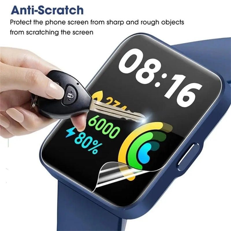 Hydrogel Film For Xiaomi Redmi Watch 3 Active Smartwatch Accessories Curved Soft Screen Protector Redmi Watch 3/3 Lite Not Glass