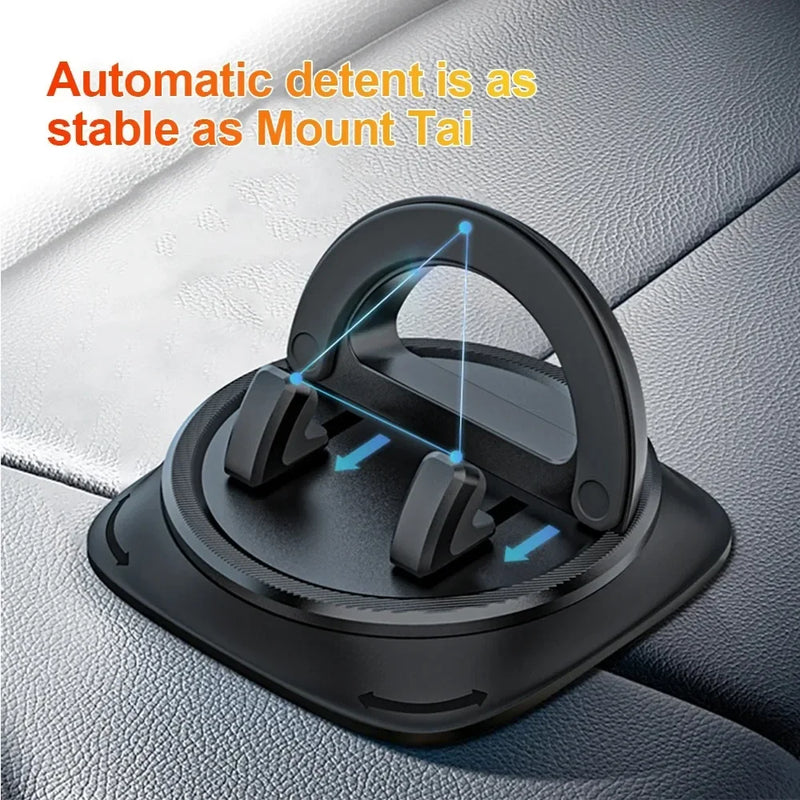 Dashboard Car Phone Holder Anti-slip Car Silicone Holder Stand Holder with Adjustable Dock Fits All IPhone MacBook Xiaomi Huawei