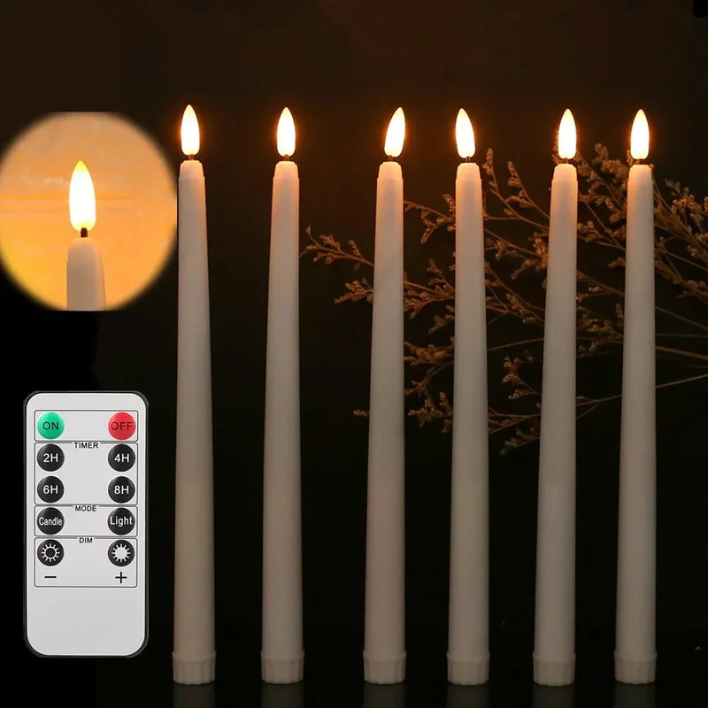 12/24Pcs Flameless LED Candle Battery Operated Flickering Candle For Home Christmas Party Wedding Decoration Tealight Candles