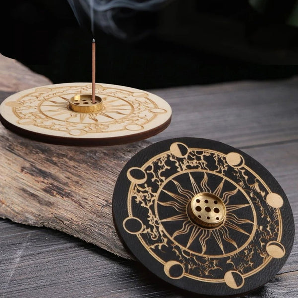 Wood Aroma Stand Incenses Holder for Home Offices Create Relax Atmospheres Improve Sleep Qualities Iprove Inspiration