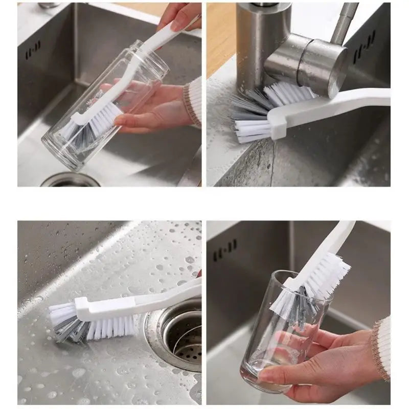 Cleaning Brush Long Handle Washing Cup Brush Wall Breaking Machine Deep Cleaning Brush Home Kitchen Tools