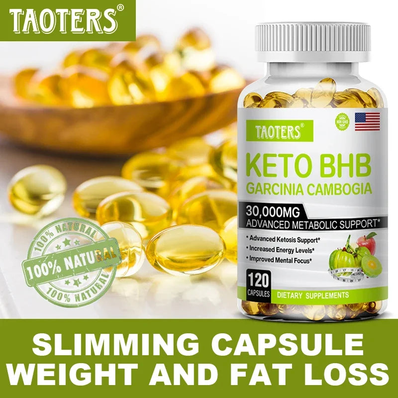 Advanced Formula BHB Supplement - Ketogenic, All-Natural, Supports Metabolism, Suppresses Appetite, and Loses Weight