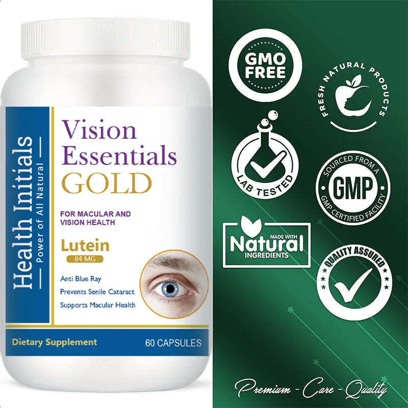 High Potency Lutein Capsules - Relieve Eye Fatigue, Dry Eye and Vision Health, Eye Health Supplements