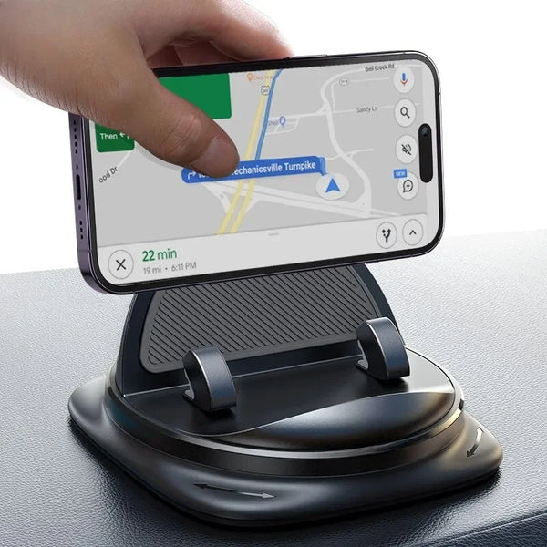 Dashboard Car Phone Holder Anti-slip Car Silicone Holder Stand Holder with Adjustable Dock Fits All IPhone MacBook Xiaomi Huawei