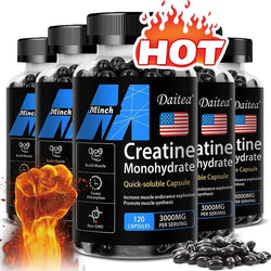 Creatine Monohydrate - 3,000 Mg Per Serving, Pre-workout Creatine To Help Build Muscle, Enhance Energy and Performance