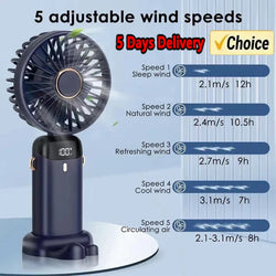 Electric Fan Portable Air Conditioner Mini Cooler Rechargeable Neck Fans for Home Free Shipping Hand Usb Conditioning Blades