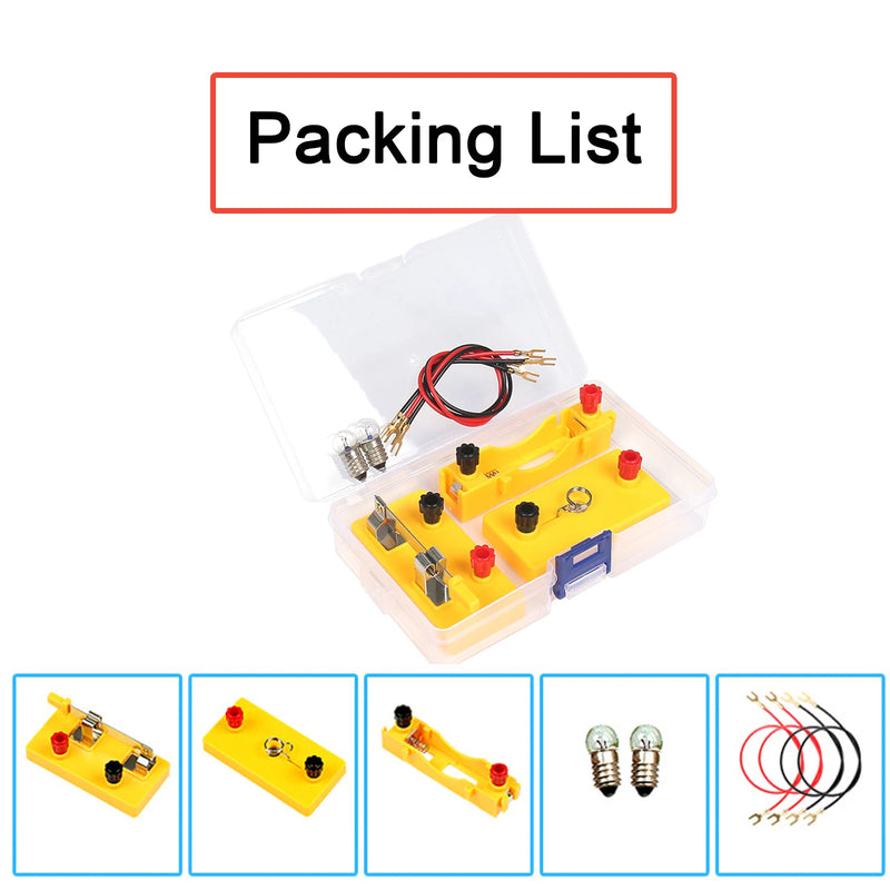 DIY Basic Circuit Electricity Learning Kit Physics Educational Toys For Children STEM Experiment Teaching Hands-on Ability Toy