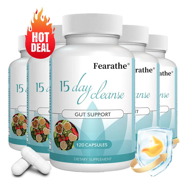 15-Day Cleanse and Detox Supplement - Supports Gut Health, Improves Digestion, Metabolism and Promotes Weight Management