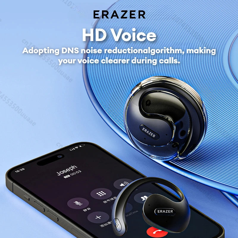 Erazer X15 Pro Bluetooth 5.4 Headphone Ture Wireless Sport Earphones Hifi Stereo Headset with Mic Bluetooth TWS Earbuds HD Calls