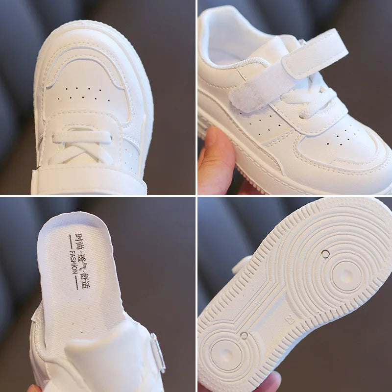 Girl shoe spring Autumn Boy White Shoe Casual Running kid Shoe Anti Slip Soft Sole Sneaker kid tenis