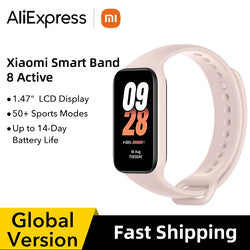 2023 New Global Version Xiaomi Smart Band 8 Active1.47" LCD Display Bluetooth 5ATM Waterproof  50+ Sport ModesHeart Rate Monitor