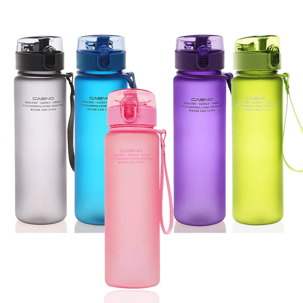 Water Bottle Sport Frosted Tour Outdoor Leak Proof Seal Child School Water Bottles for Children Kids Girl Drinkware BPA Free