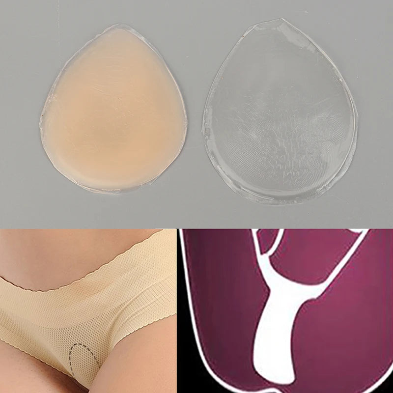 Women Invisible Private Part Protectors Camel Toe Concealer Swimming Seamless Waterproof Stickers Supplies Silicone Pads