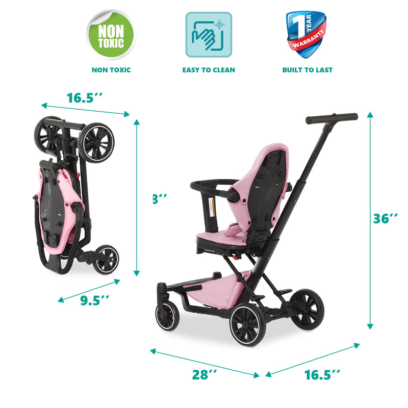 Drift Rider Stroller in Pink