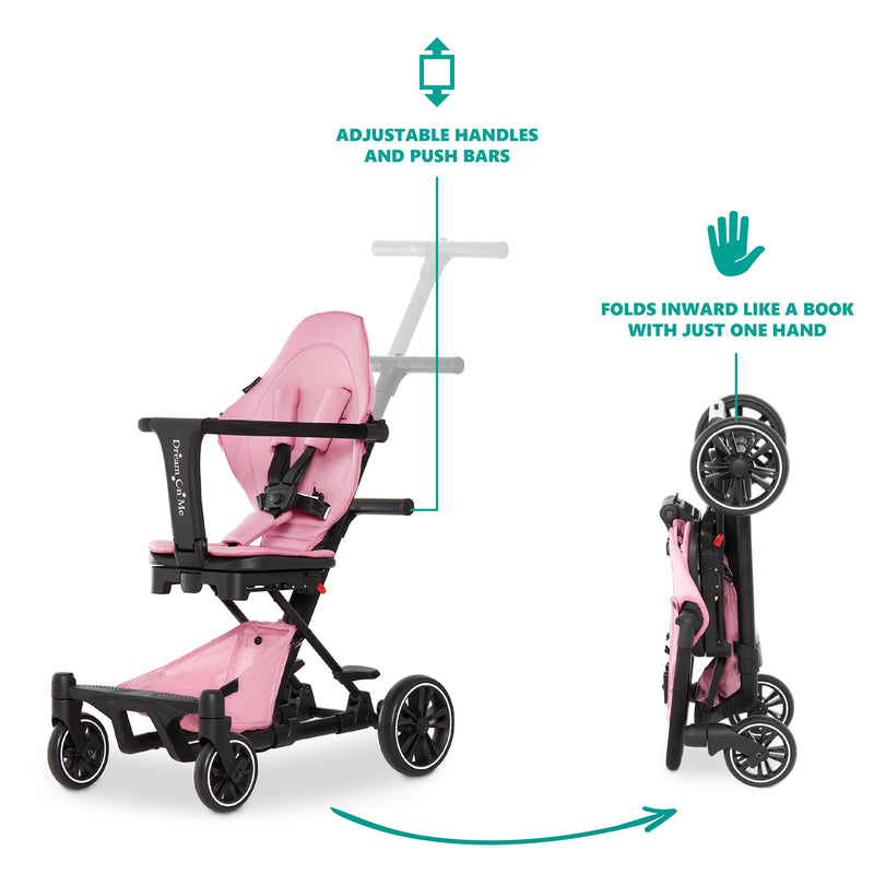 Drift Rider Stroller in Pink